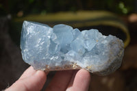 Natural Blue Celestite Crystal Specimens  x 4 From Sakoany, Madagascar - Toprock Gemstones and Minerals 