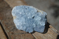 Natural Blue Celestite Crystal Specimens  x 4 From Sakoany, Madagascar - Toprock Gemstones and Minerals 