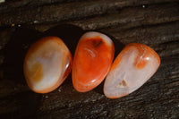 Polished  Carnelian Agate Tumble Stones  x 1 Kg Lot From Madagascar