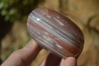 Polished Red Sashe River Agate Free Forms x 6 From Sashe River, Zimbabwe