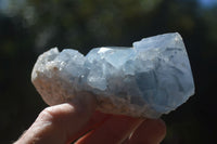 Natural Blue Celestite Crystal Specimens  x 4 From Sakoany, Madagascar - Toprock Gemstones and Minerals 