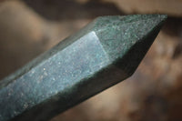 Polished Green Fuchsite Quartz Points  x 2 From Madagascar - Toprock Gemstones and Minerals 