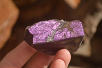 Polished  Metallic Purpurite Slices With Matte Finish x 13 From Erongo, Namibia