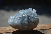 Natural Blue Celestite Crystal Specimens  x 4 From Sakoany, Madagascar - Toprock Gemstones and Minerals 