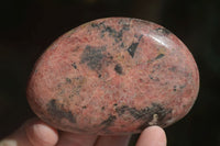 Polished Pink Rhodonite Free Forms  x 6 From Zimbabwe - Toprock Gemstones and Minerals 