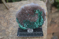 Natural Rare Ball Malachite On Quartz & Dolomite Specimens x 2 From Kambove, Congo