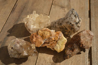 Natural Mixed Selection Of Quartz Specimens x 5 From Southern Africa