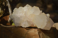 Natural Large Castle Quartz Clusters x 3 From Ambatfinhandrana, Madagascar