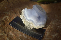 Natural Blue Lace Agate Geode Specimens  x 12 From Nsanje, Malawi