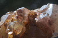 Natural Cascading Red Hematoid Phantom Quartz Crystal Formations  x 3 From Karoi, Zimbabwe - Toprock Gemstones and Minerals 