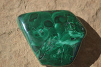 Polished Flower Banded Malachite Free Forms  x 12 From Congo - Toprock Gemstones and Minerals 