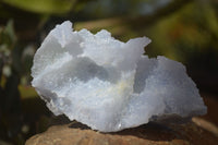 Natural Etched Blue Chalcedony Specimens  x 12 From Nsanje, Malawi