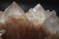 Natural Cascading Smokey Quartz Clusters x 2 From Luena, Congo