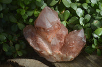 Natural Red Hematoid Quartz Specimens x 2 From Karoi, Zimbabwe