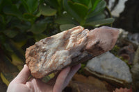 Natural Red Hematoid Quartz Specimens x 2 From Karoi, Zimbabwe