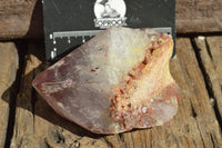 Natural Large Single Red Hematoid Quartz Crystals x 4 From Madagascar - TopRock