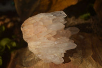 Natural Clear Quartz Crystal Clusters  x 12 From Madagascar