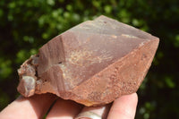 Natural Large Single Red Hematoid Quartz Crystals x 4 From Madagascar - TopRock