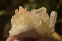 Natural Clear Quartz Crystal Clusters  x 12 From Madagascar