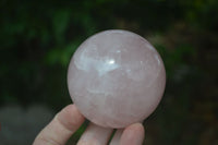 Polished Pink Rose Quartz Spheres  x 4 From Madagascar - Toprock Gemstones and Minerals 