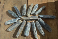 Natural Single Blue Kyanite Crystals x 45 From Karoi, Zimbabwe