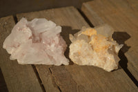 Natural Clear Quartz Crystal Clusters  x 12 From Madagascar