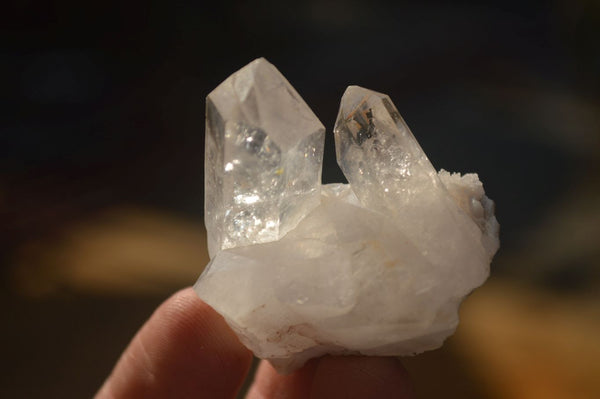 Natural Mixed Selection Of Brandberg Quartz Crystals x 12 From Brandberg, Namibia