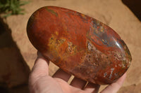 Polished  Red Jasper Standing Free Form  x 1 From Madagascar