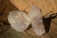 Natural Mixed Selection Of Brandberg Quartz Crystals x 12 From Brandberg, Namibia