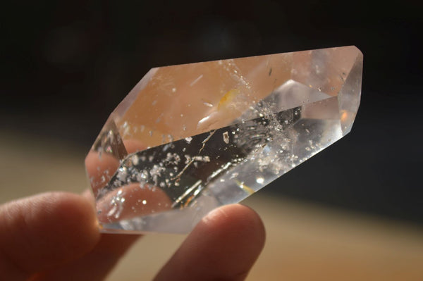 Polished Double Terminated Clear Quartz Points x 12 From Madagascar