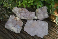 Natural Spirit Amethyst Quartz Clusters  x 4 From Boekenhouthoek, South Africa - Toprock Gemstones and Minerals 