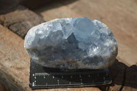 Natural Blue Celestite Crystal Specimens  x 4 From Sakoany, Madagascar - Toprock Gemstones and Minerals 