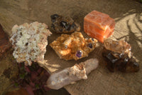 Natural Mixed Selection Of Minerals  x 6 From Namibia - Toprock Gemstones and Minerals 