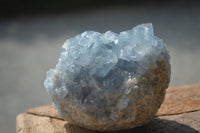 Natural Blue Celestite Crystal Specimens  x 4 From Sakoany, Madagascar - Toprock Gemstones and Minerals 