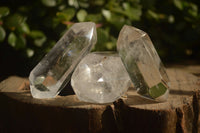 Polished Double Terminated Clear Quartz Points x 12 From Madagascar