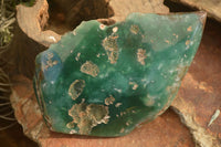 Polished  One Side Polished Emerald Mtorolite Plates  x 2 From Zimbabwe