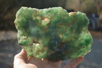 Polished  One Side Polished Emerald Mtorolite Plates  x 2 From Zimbabwe