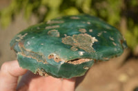 Polished  One Side Polished Emerald Mtorolite Plates  x 2 From Zimbabwe