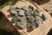 Natural Rough Labradorite Cobbed Specimens  x 35 From Tulear, Madagascar - Toprock Gemstones and Minerals 