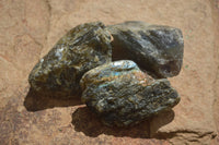 Natural Rough Labradorite Cobbed Specimens  x 35 From Tulear, Madagascar - Toprock Gemstones and Minerals 