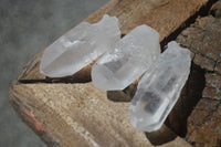 Natural Single Clear Quartz Crystals  x 35 From Mpika, Zambia - Toprock Gemstones and Minerals 