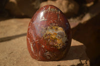 Polished Red Jasper Standing Free Forms  x 4 From Madagascar - Toprock Gemstones and Minerals 