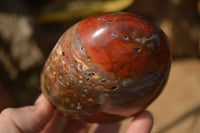 Polished Red Jasper Standing Free Forms  x 4 From Madagascar - Toprock Gemstones and Minerals 