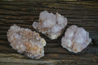 Natural Spirit Amethyst Quartz Clusters  x 3 From Boekenhouthoek, South Africa - Toprock Gemstones and Minerals 