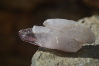 Natural Long Window Amethyst Quartz Crystals  x 12 From Chiredzi, Zimbabwe