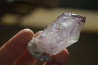 Natural Long Window Amethyst Quartz Crystals  x 12 From Chiredzi, Zimbabwe