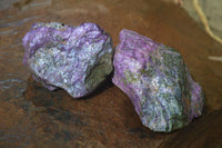 Natural Rough Stichtite & Serpentine Specimens  x 12 From Barberton, South Africa - Toprock Gemstones and Minerals 