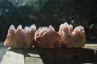 Natural Sugar Amethyst Clusters  x 4 From Zambia - Toprock Gemstones and Minerals 