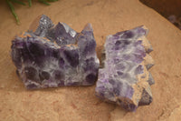 Polished Sliced Amethyst Crystal Plates x 15 From Zambia