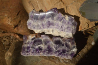 Polished Sliced Amethyst Crystal Plates x 15 From Zambia